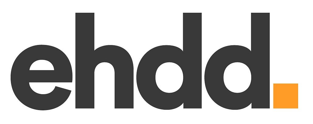 EHDD logo in grey and orange