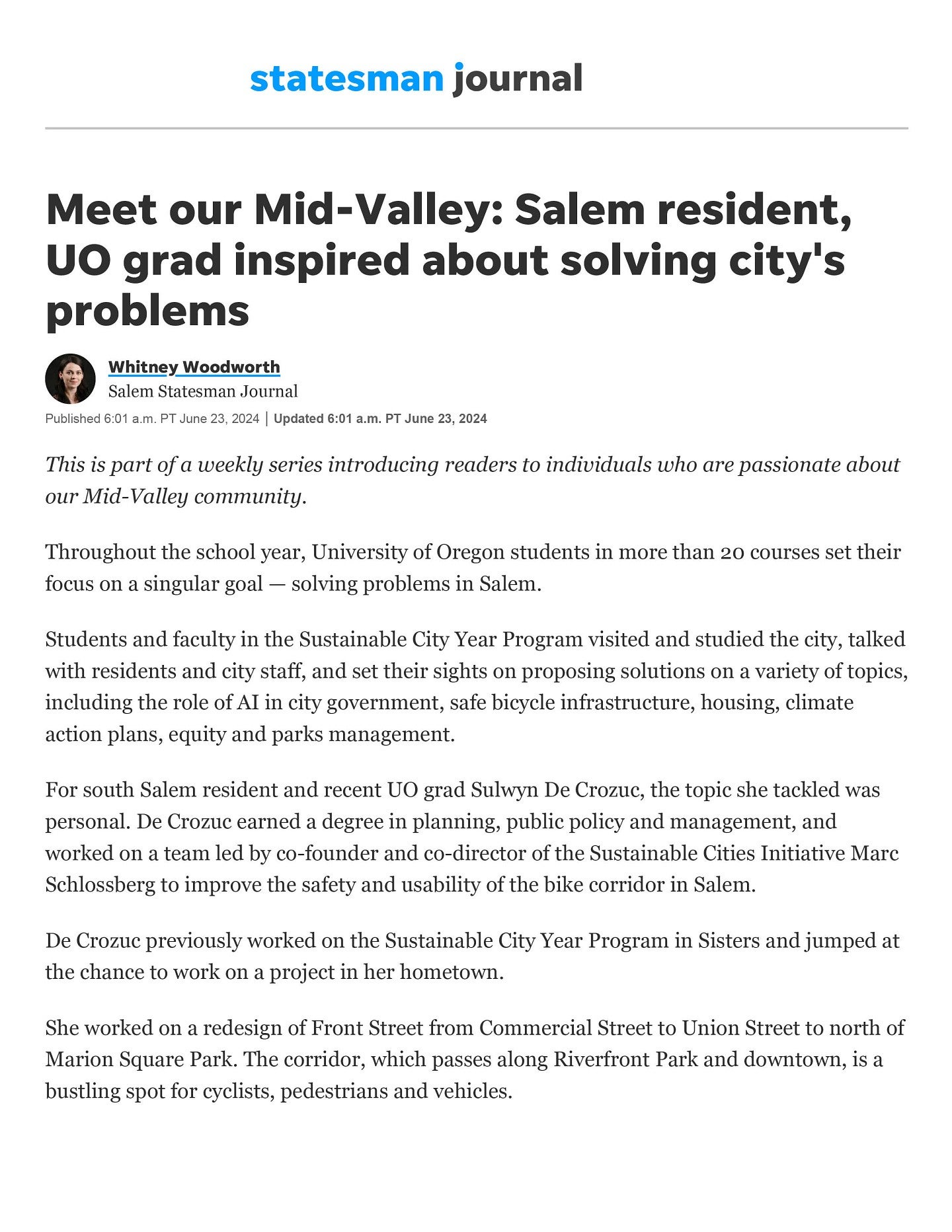 Statesman Journal: Meet our Mid-Valley (1/4)