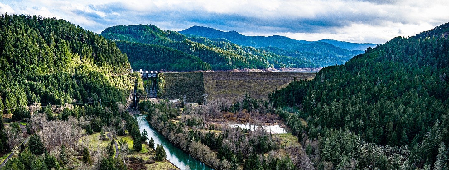 Willamette River from Hills Creek Dam