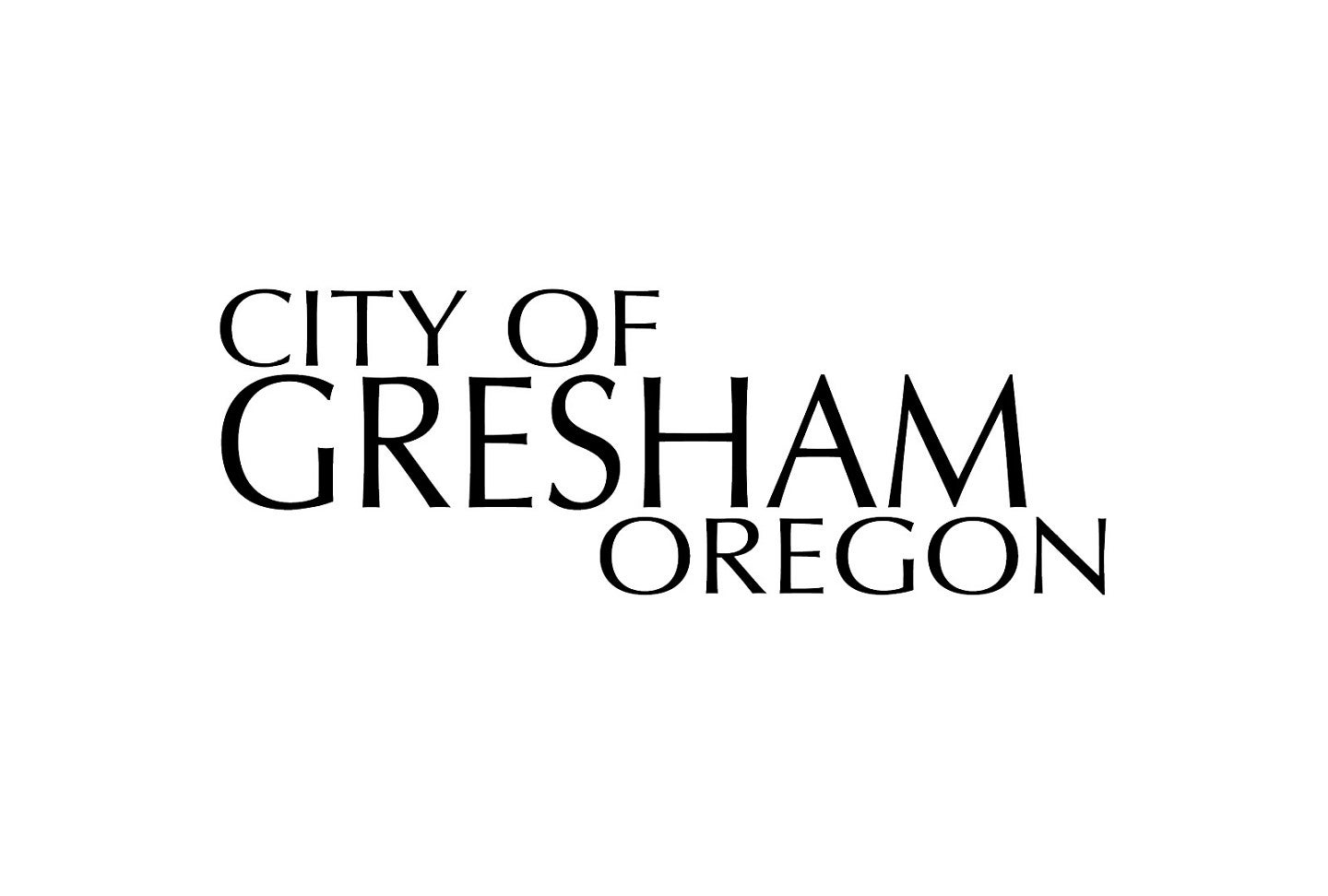 Gresham logo in black